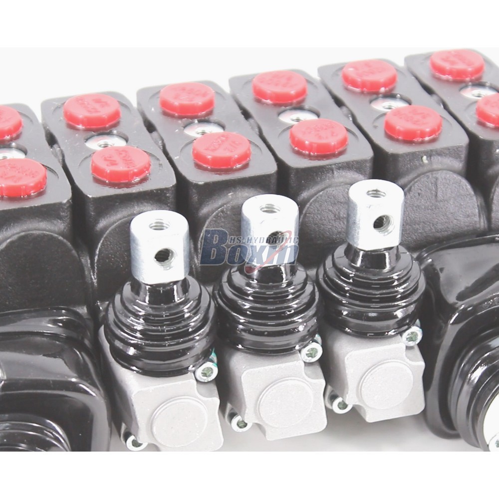 OEM and Custom SD6 Manual and Joystick 7 Spool Sectional Directional Valve Production detail image